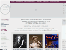 Tablet Screenshot of musicaconencanto.org